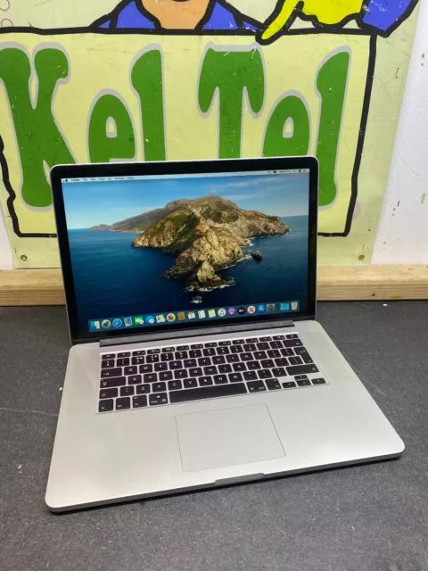 Apple MacBook Pro Retina 15,4" 2Ghz i7 8 GB 250 GB SSD A1398 2013 CATALINA #B6