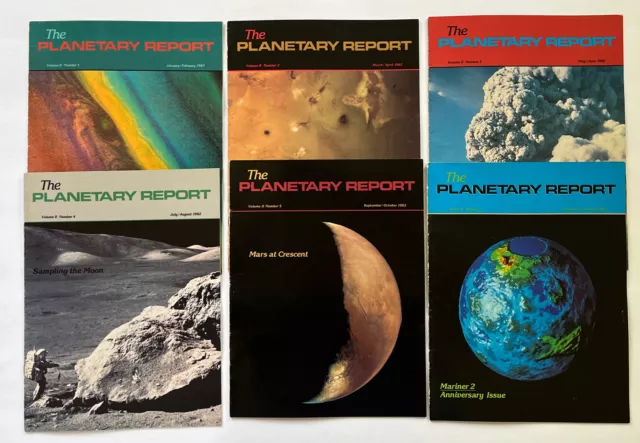 The Planetary Report Magazine 1982 COMPLETE YEAR (6 Issues)