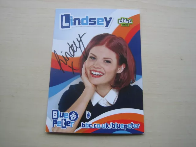 Lindsey Russell (Blue Peter) hand signed RARE