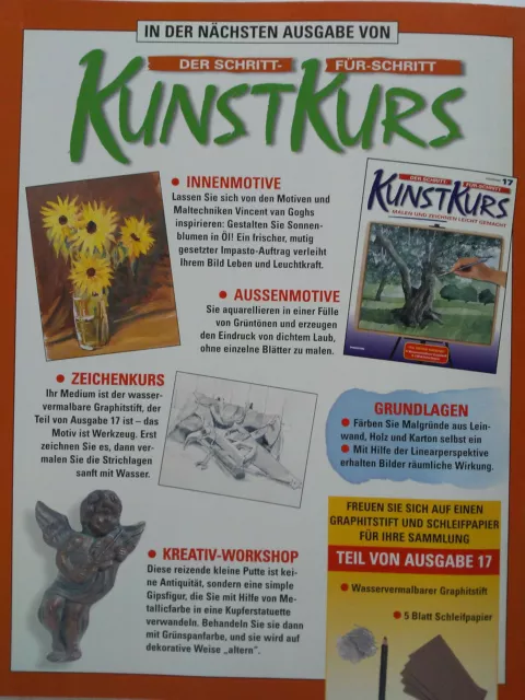 Ausgabe 17, Der Schritt-für-Schritt Kunstkurs, Malen und Zeichnen leicht gemacht 2
