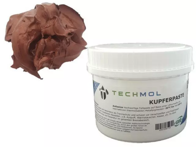 Kupferpaste Kupferfett Anti Seize Paste Fett Bremsenpaste 500g Dose