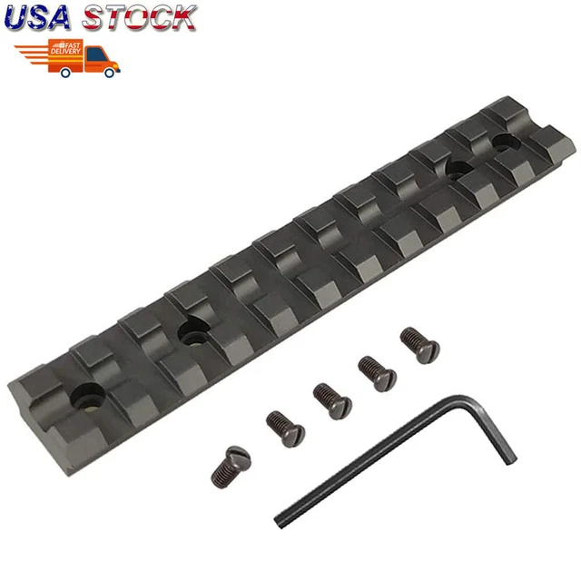 RUGER 10/22 LOW Profile Picatinny Rail Mount Aluminum Heavy Duty for