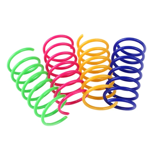 4pcs Pet Supplies Swatting Hunting Home 4 Colors Cat Spring Toy Biting Kill Time