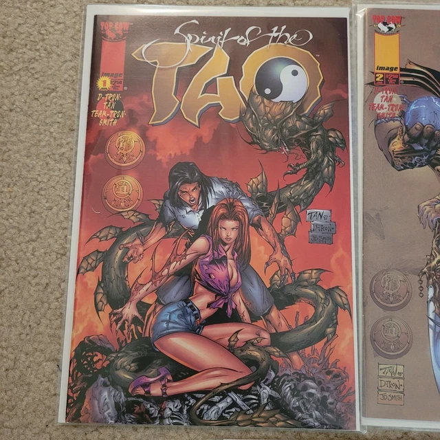 Spirit of the Tao #1 #2 #3 VF/NM D-Tron Top Cow Image Comics 1998 Lot Full Run 2