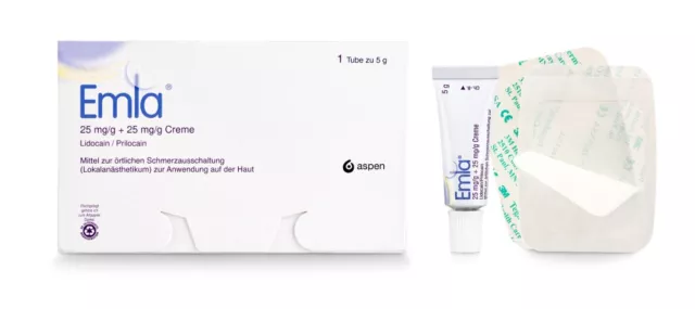 Emla Creme zur örtlichen Schmerzausschaltung, 5 g Creme 13231250