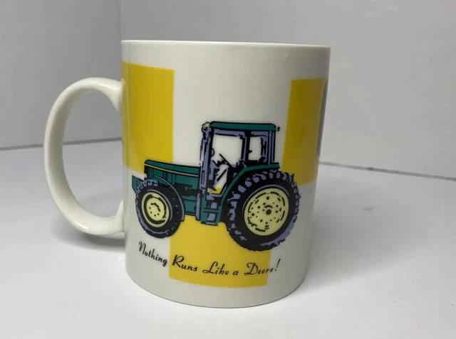 John Deere Coffee Mug Licensed Product By Gibson Nothing Runs Like A Deere