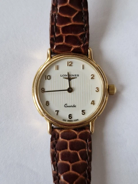 Montre Bracelet Femme Vintage Enicar Ultrasonic - Mouvement Mécanique Manuel - Boîtier Et Bracelet Plaqué Or - Occasion Fonctionnelle