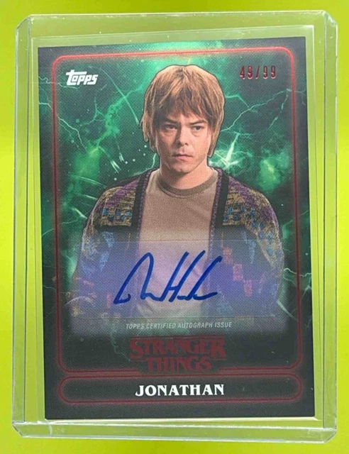 2025 TOPPS STRANGER Things Netflix Charlie Heaton As Jonathan #11