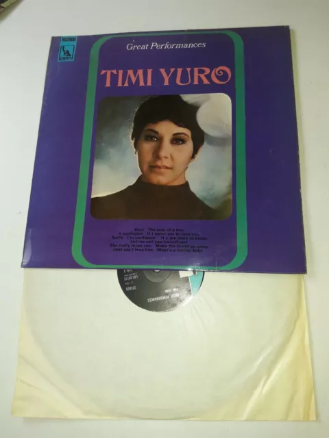 Vinyl Timi Yuro - Great Performances Album 12" Record