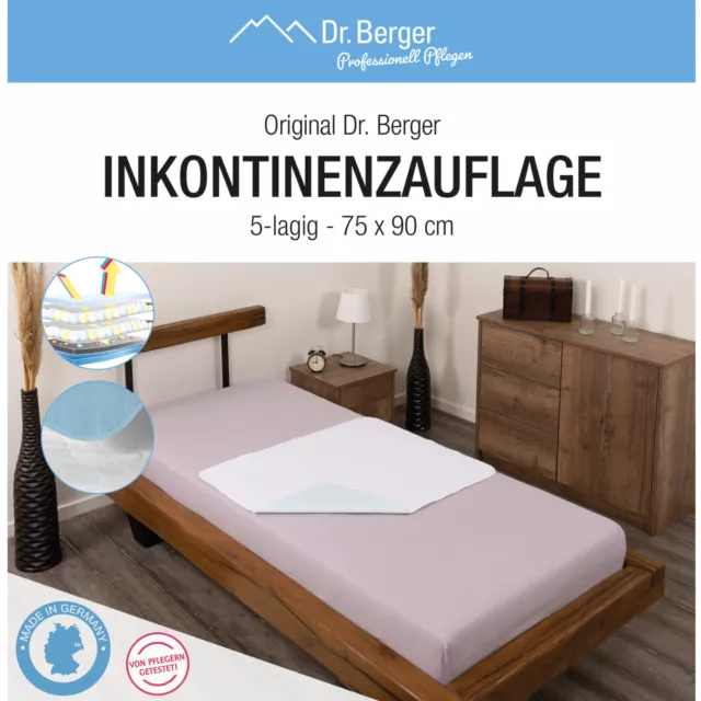 Original Dr. Berger Inkontinenzauflage 5-lagig 75 x 90 cm Inkontinenzhilfen