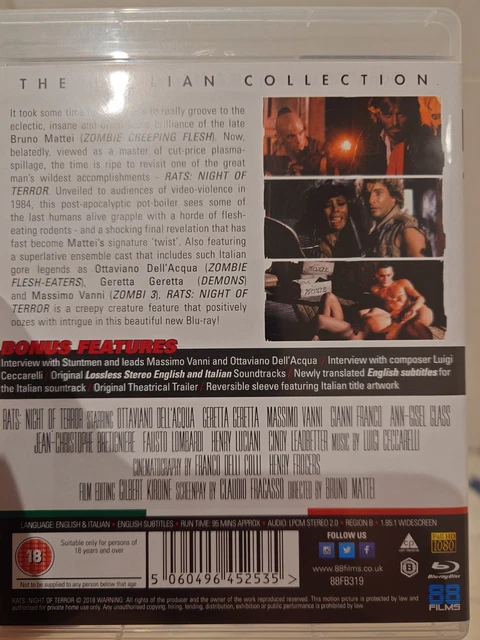 RATS: NIGHT OF Terror [18] Blu-ray - 88 Films £12.94 - PicClick UK