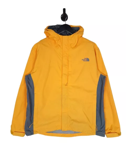 The North Face Hyvent Rain Jacket Size Large In Yellow Men's Waterproof Hooded