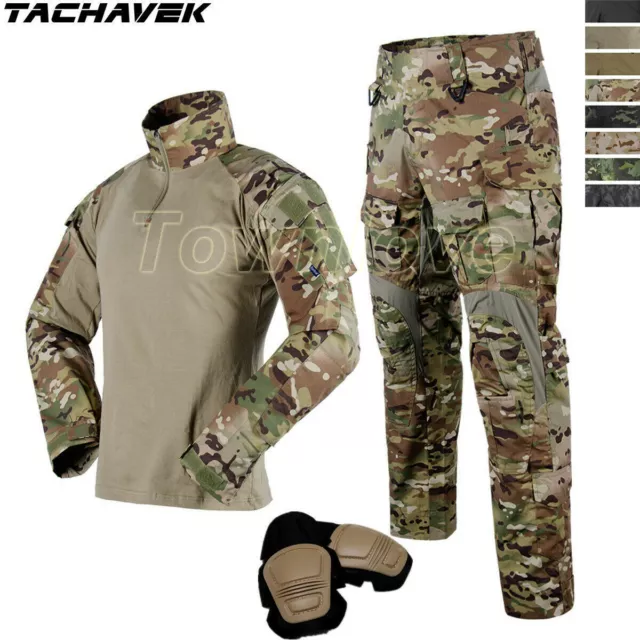 Mens Tactical Shirt Pants US Army Military Gen3 Combat SWAT BDU Uniform Hiking