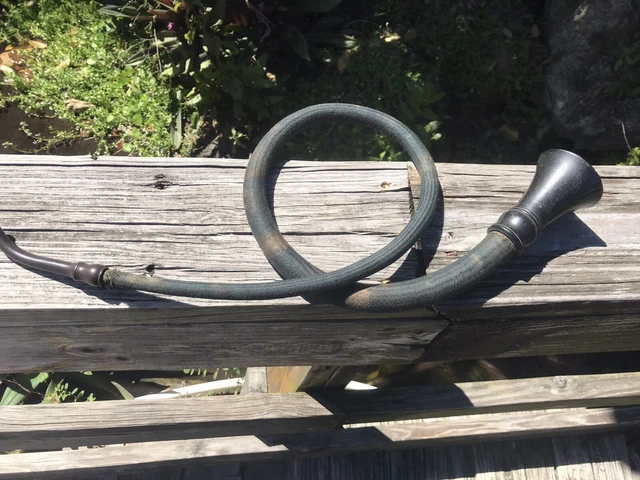 Antique Civil War Era Flexible Monaural Stethoscope.