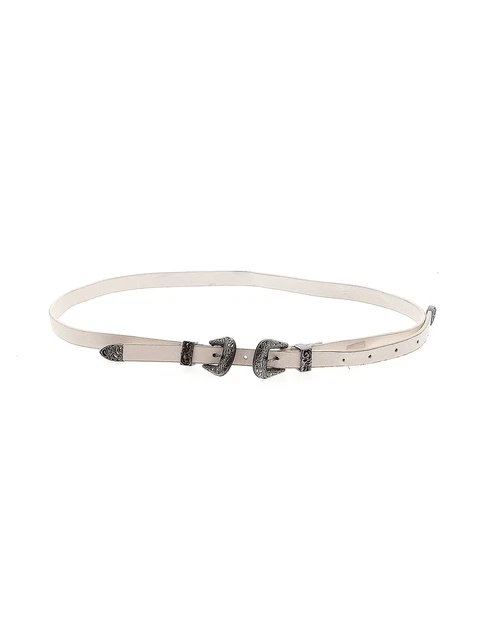 Assorted Brands Girls White Belt 80 cm