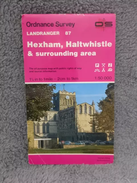 Landranger Maps: Hexham, Haltwhistle by Ordnance Survey Sheet map CLASSIC MAPS