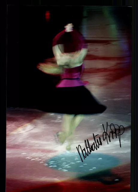Nathalie Krieg Eiskunstläuferin Schweiz Foto Original Signiert + G 35833