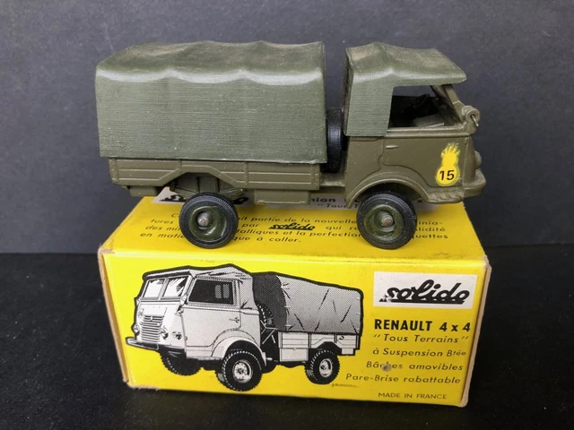 Solido Renault 4x4 Armée Française N°203 - 1:43 - Neuf Sous Boîte - Made In France