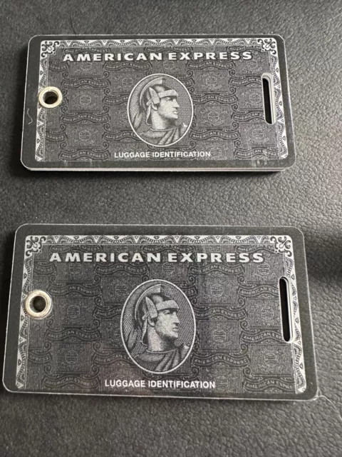 American Express Centurion Black Card Kofferanhänger