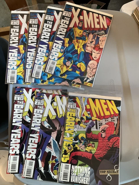 Marvel Comics X-Men The Early Years 1994 Lot Of 7! Mix Comics