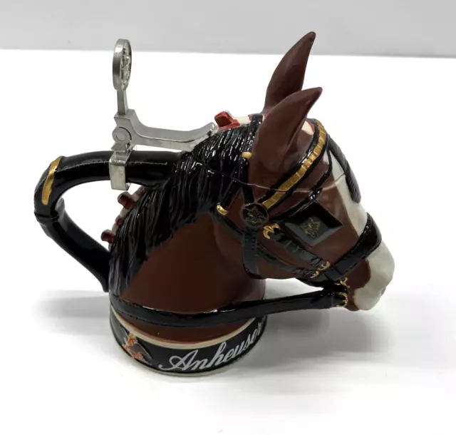 Anheuser-Busch Budweiser Clydesdale Parade Dress 2004 Stein CS600 W/ Orig Box