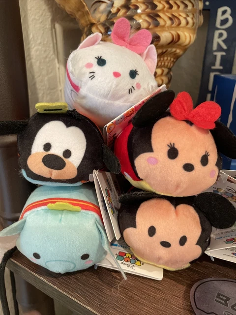 Retired Disney Tsum Tsum Plush Lot of 5 Classic Characters With Tags