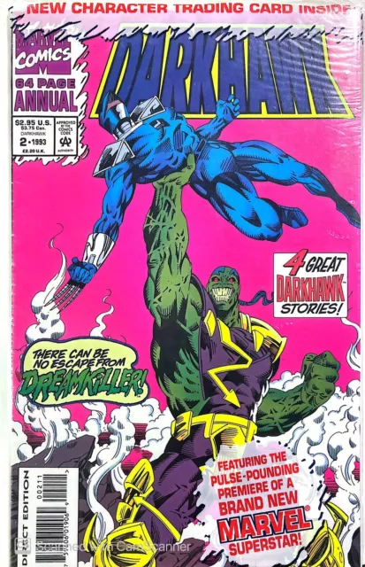 DARKHAWK ANNUAL #2 1ST APP DREAMKILLER Key Marvel Comic Trading Card NEW B&B