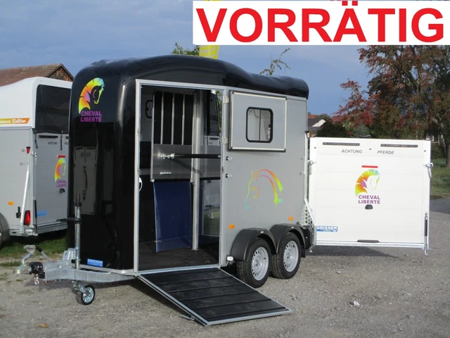 NEU 2600KG Cheval Liberte TOURING COUNTRY + SATTELSCHRANK Pferdeanhänger 100KMH