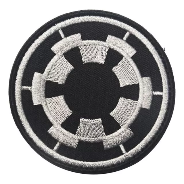 Star Wars Velcro Airsoft Patch Galaktisches Imperium Softair Klett Aufnäher Grau