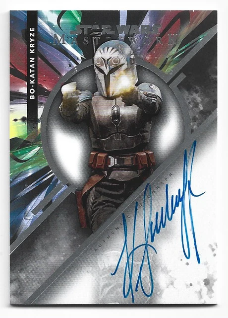 2023 TOPPS STAR WARS MASTERWORK KATEE SACKHOFF AS BO-KATAN KRYZE AUTO No.MWA-KS
