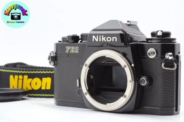 [Proche de MINT] Boîtier d'appareil photo reflex noir Nikon FE2 35 mm du JAPON