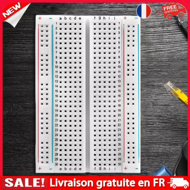 Breadboard 400 Point PCB Board Solderless for Circuit Assembly and Commissioning