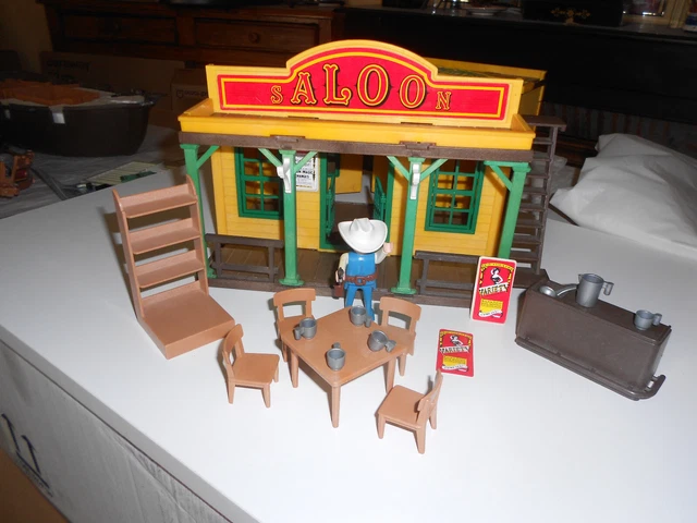 Petit Rebord De Toit Playmobil Western Vintage - Pour Maison - Bon état