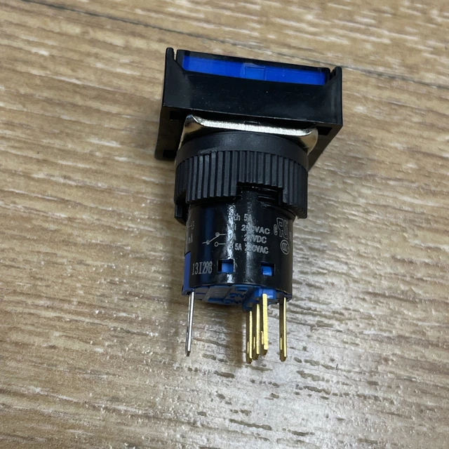  K16-291 LED Light Push Button Blue 24VDC