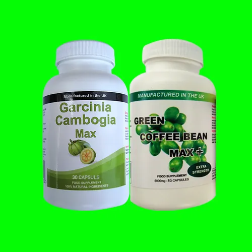 Garcinia Cambogia Pure Detox Capsules & Green Coffee Bean Extract