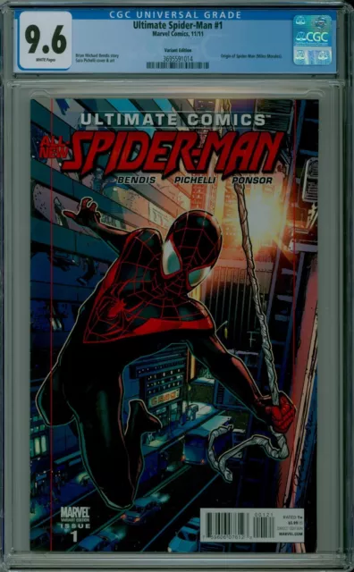 Ultimate comics Spider-Man #1 Pichelli Variant edition Marvel CGC 9.6 3695591014