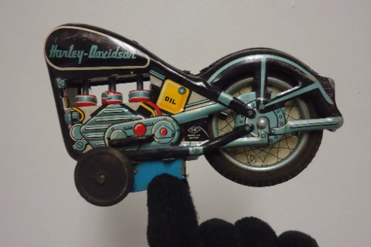 antique harley davidson toy motorcycle