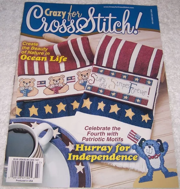 Crazy for Cross Stitch! Magazine June/July 2000