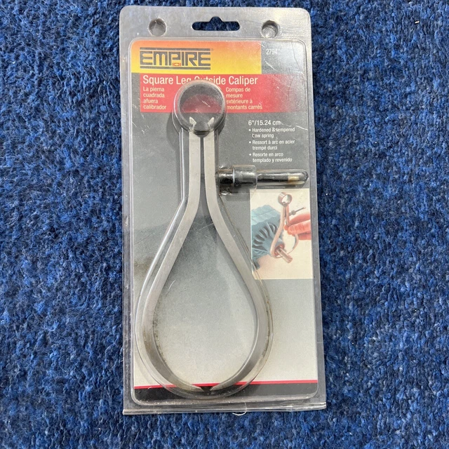 Empire Level 2794 Square Leg Outside Caliper, 6-Inch 15.24CM *