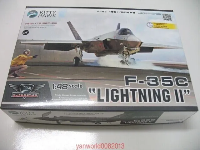 Kitty Hawk 80132 1/48 F-35C "Lightning II" Assembly model New