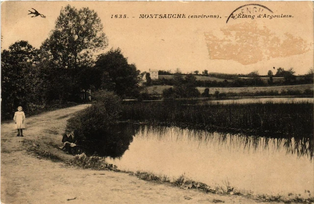 CPA MONTSAUCHE (Env. - L'Etang d'Argoulara (518203)