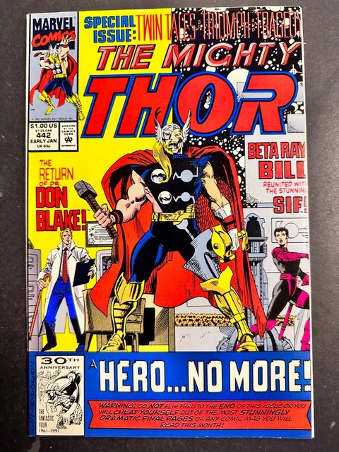 Marvel Comics The Mighty Thor Vol 1 #442 1992 JS6