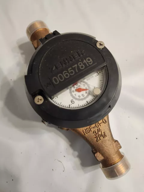 ZENNER 3/4" x 3/4 ZPM NITRO I WATER METER PMN