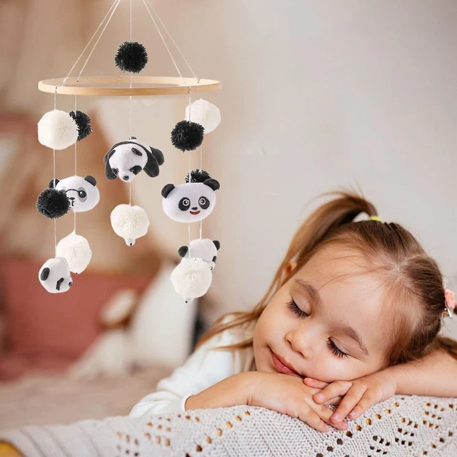 Juguete para bebé recién nacido 0-12 meses juguetes colgantes para panda cama campana para cuna juguetes