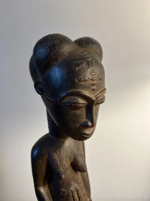 Art Africain - BAOULE Côte d'Ivoire - Blolo Bla « l’ esprit de l’épouse » 43 cm 3