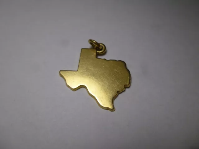 RARE James Avery Retired 14k Yellow Gold Texas Charm or Pendant 6.4 grams