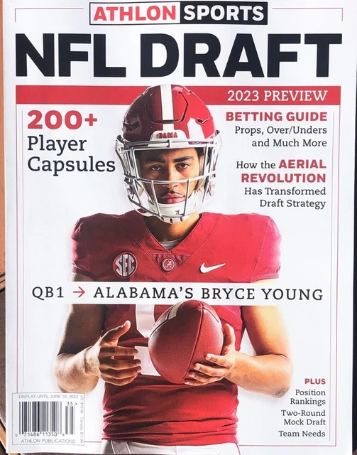 2023 ATHLON SPORTS NFL DRAFT GUIDE illustrated preview espn lindys