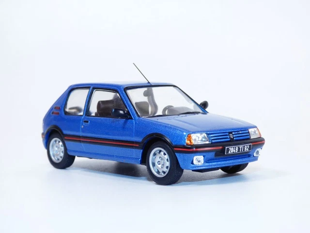 OTTOmobile Peugeot 205 GTI 1.9 1:12 Voiture - Bleu Miami (G041) | Achetez sur