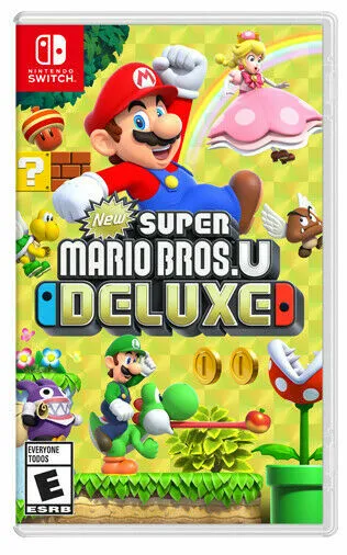 New Super Mario Bros. U Deluxe (Nintendo Switch, 2019) FREE SHIP Cartridge Only