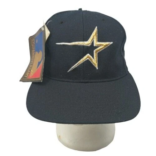 MLB Houston Astros Vintage Snapback Oro Stella Lana Cap Con Originale Etichette